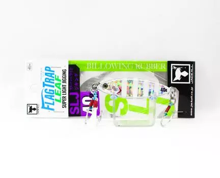 Jackall Metal Jig Flag Trap Leaf 40 грамм Glow Stripe Border HL (8913)