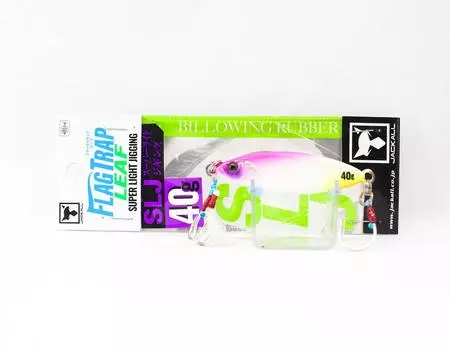 Jackall Metal Jig Flag Trap Leaf 40 граммов Tropical Glow (8937)