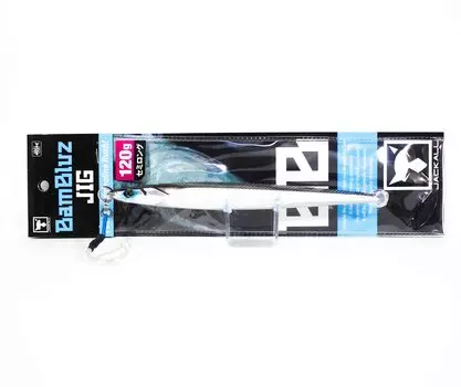 Jackall Металлический джиг Bambluz Semi Long 120 граммов Алюминий Серебристый (3603)