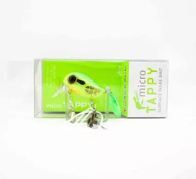 Jackall Micro Tappy 54 мм 4,8 грамма плавающая приманка Grass Hopper (3669)