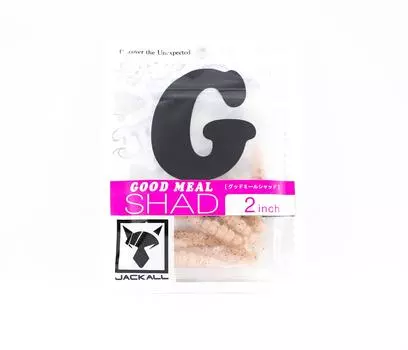 Мягкая приманка Jackall Good Meal Shad 2 дюйма, наполовину отварной криль (7499)