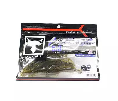 Jackall Мягкая приманка Neko Shrimp 5,3-дюймовая дыня с загаром (6408)