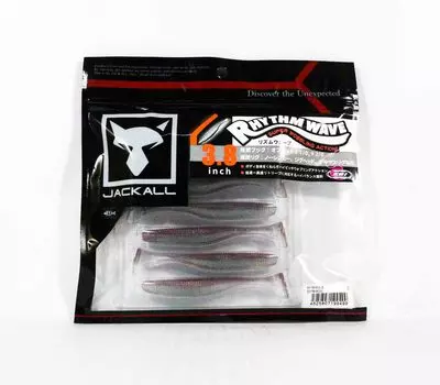 Jackall Мягкая Приманка Ритм Волна 3,8 дюйма Сексуальный Розовый Wakasagi (9499)