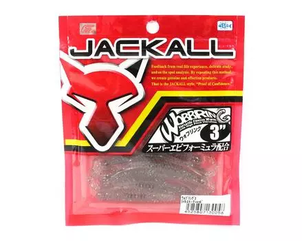 Jackall Мягкая приманка Wobbring Grub Tail 3 дюйма Light Smoky Shad (0058)