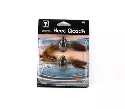 Jackall Need Cicada Hybrid Insect Floating Lure Lake Hibara Black (0845)
