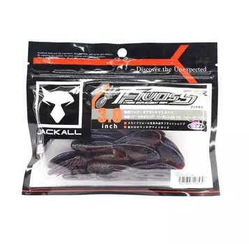 Jackall Soft Lure Fivoss 3 дюйма 6 шт Cola Blue Light Cola (5707)