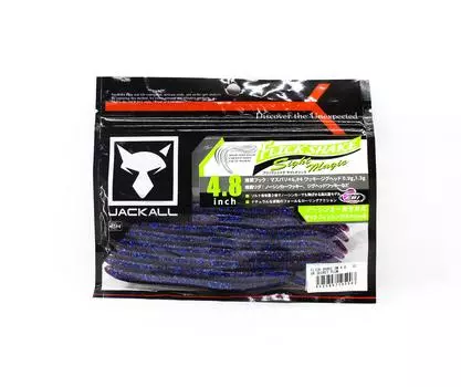 Jackall Soft Lure Flick Shake SM 4.8 Inches SK Secret Plum (5903)