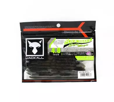 Jackall Soft Lure Flick Shake SM 4.8 Inches Green Pumpkin Pepper (5873)
