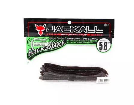 Jackall Soft Lure Flick Shake Worm 5,8 дюймов Cola (4418)