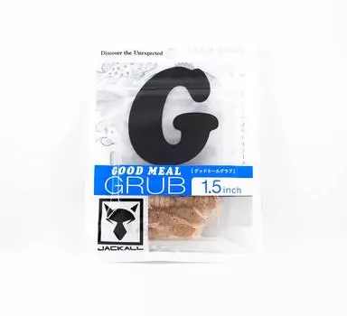 Jackall Soft Lure Good Meal Grub 1,5 дюйма полуотварного криля (7536)