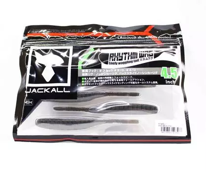 Jackall Soft Lure Rhythm Wag 4,5 дюйма с зеленой тыквой и перцем (7587)