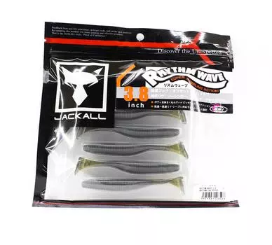 Jackall Soft Lure Rhythm Wave 3,8 дюйма арбузный перец (8598)