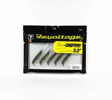 Jackall Soft Lure RV-Drift Fry 3-дюймовая крышка Silhouette Fry (2397)