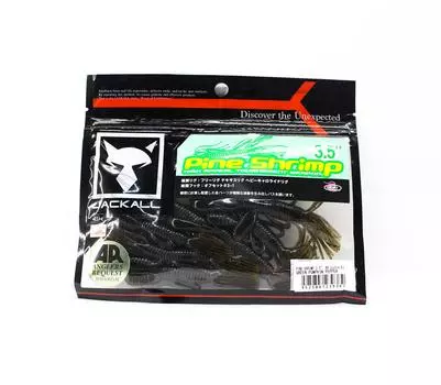 Jackall Soft Lure Сосновые креветки AR Custom 3,5 дюйма Зеленый тыквенный перец (9362)