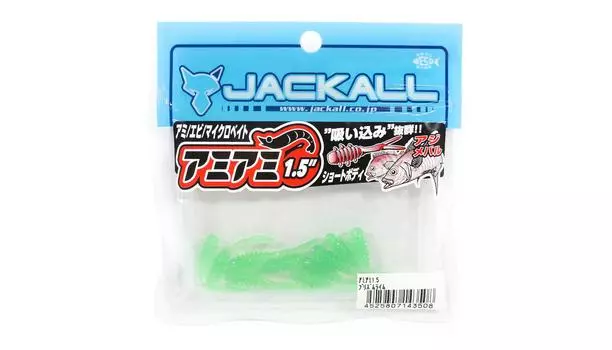 Jackall Soft Lure SW Light Game Amiami 1,5 дюйма Призма Лайм (3508)