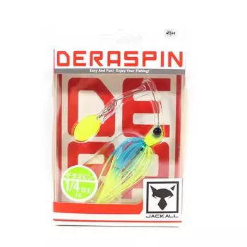 Jackall Spinner Bait Lure Deraspin 1/4 унции Blueback Chart Dip (7183)