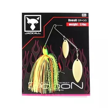 Jackall Spinner Bait Lure Doon 1/4 унции Maruhata Chart Tiger (1261)