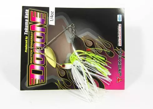 Jackall Spinner Bait Lure Doon 1/4 oz Chart Back Белый (0890)