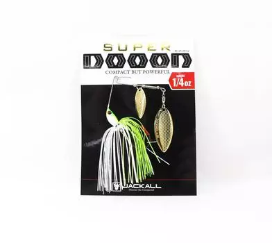 Jackall Spinner Bait Lure Super Dooon 1/4 унции Chartreuse Back White (9658)