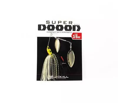 Jackall Spinner Bait Lure Super Dooon 3/8 унции Золотисто-черный (9719)