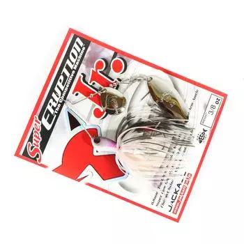 Jackall Spinner Bait Lure Super Eruption JR 3/8 унции Wakasagi Stripe (8700)