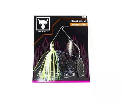 Jackall Спиннер Приманка Приманка Doon 3/8 унции Maruhata Sexy Pro Blue (1064)