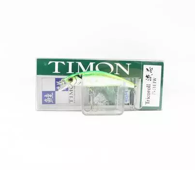 Jackall Timon Tricoroll Ryushin 53 HW Тонущая приманка Flash Green Back (1235)