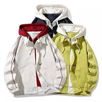 Jacket jacket men s new casual Korean style trendy brand youth spring and autumn all-match workwear jacket men s casual M