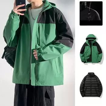 Jackets, duck down lining, three-in-one outdoor jackets, men s and women s down jackets, waterproof and windproof winter jackets M