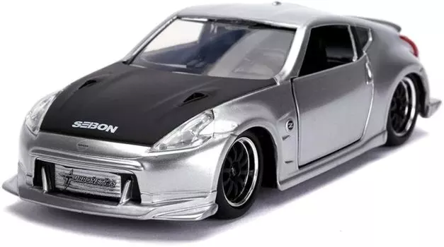 Jada Toys Fast Furious 2009 Nissan 370Z Scale Diecast Vehicle Silver & 132 серебряный