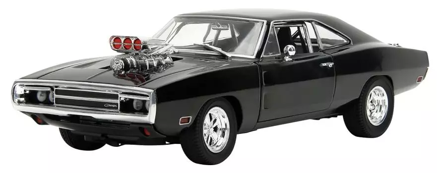 Jada Toys Fast Furious True Spec Series 1970 Dodge Charger Black Finished Product JADA33721 & 1/24 F&F R/T (Истинные характеристики)