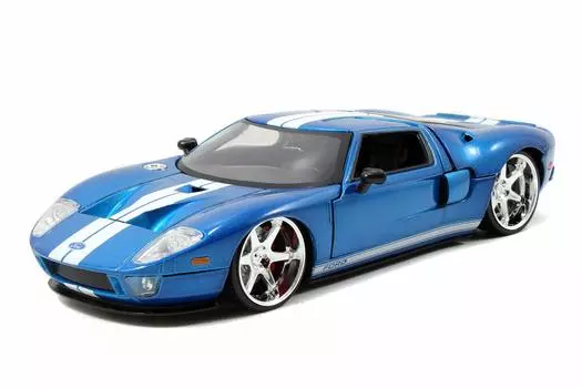Jada Toys Jada Ford GT Fast Furious Movie Blue Ford от 97177 [Jada] и 1/24 [Предмет] синий
