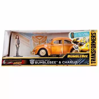 JADA TOYS Трансформеры Бамбл Би с мини-машиной Чарли 1/24 [Предмет] чёрный