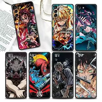 Чехол для телефона с японским аниме «Убийца демонов» для Samsung Galaxy S22 S21 S20 Fe 5G S7 S8 S9 S10e Plus, ультрамягкий силиконовый чехол Funda Capa Samsung S22 Ultra 5G