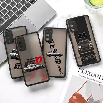 Чехол Japan Anime Initial D AE86 для Samsung Galaxy A70 A50 A30 A20s A10s A10 Note20 10 9 8 M62 M52 M51 M33 M32 M31 M30 M23 Ultra Samsung A70