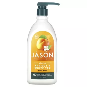 Jason Natural, Body Wash, Radiant Apricot & White Tea, 30 fl oz (887 ml)