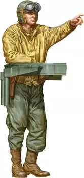 Jason Studio American M8 Greyhound Armored Vehicle Commander Resin Kit CJ16013 1/16
