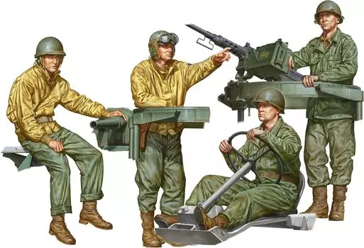 Jason Studio Американский броневик M8 Greyhound набор из 4 смоляных наборов CJ16009 1/16