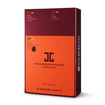 JayJun Real Water Осветляющая черная маска 25 мл*5 шт.