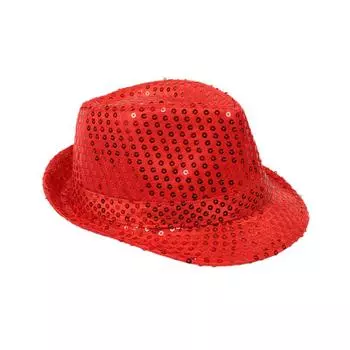 Jazz Hat Glitter Sequins Cowboy Caps Role Play Prop Hats Hip Party Men Dance Costume Women Show Z5L7 Silvery-One size