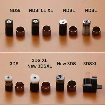JCD 1Set Hinge Axle Shell Ремонтные детали для NDS Lite NDSL NDSi LL XL GBA SP Для 3DS New 3DS LL XL Замена вращающегося вала