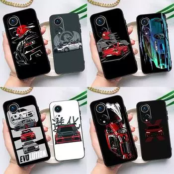 JDM Car Evo для Huawei Honor Magic 5 Lite 70 50 X8 X9 a P20 P30 P40 P50 P60 Pro P Smart Nova 9 5T чехол Huawei P20 Pro