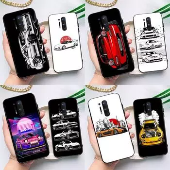 JDM Car RX7 MX5 Case For OnePlus Ace 11 9 10 Pro 9RT 10T 8T Cover For OnePlus Nord CE 2 Lite 2T N10 N20 OnePlus Nord N10