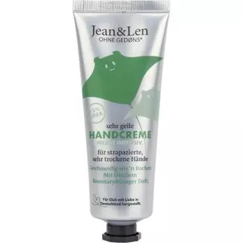 Jean&Len Rosemary Ginger Urea (5%) Hand Cream 75 ml