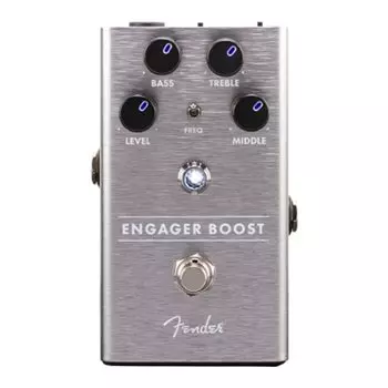 Эффектор Fender Engager Boost серебряный