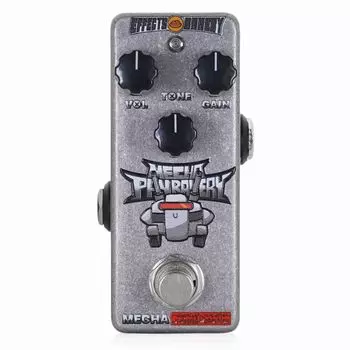 Эффекты Пекарня Эффекты Пекарня Серия BAKERY DISTORTION NAKED Мини-педальный гитарный эффектор MECHA-PAN MECHA-CROISSANT EDITION/Distortion серебряный
