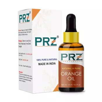 Эфирное масло Апельсина (15 мл), Orange Essential Oil, PRZ Herbals Care