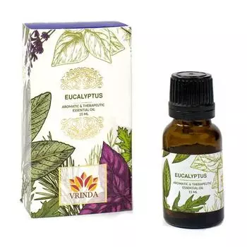 Эфирное масло Эвкалипта (15 мл), Eucalyptus Essential Oil, Vrindaam 14.171875