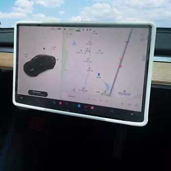 Экран центральной консоли автомобиля, центральная консоль для Tesla Model 3 Y розовый