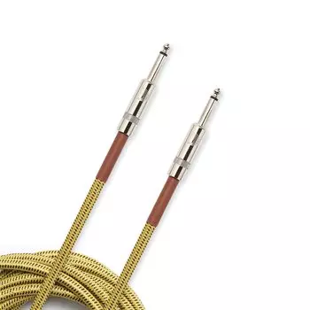 Экранированный кабель D Addario (Гитарный щит) Изготовленный на заказ плетеный инструментальный кабель Tweed PW-BG-10TW (3,0 м СС) []